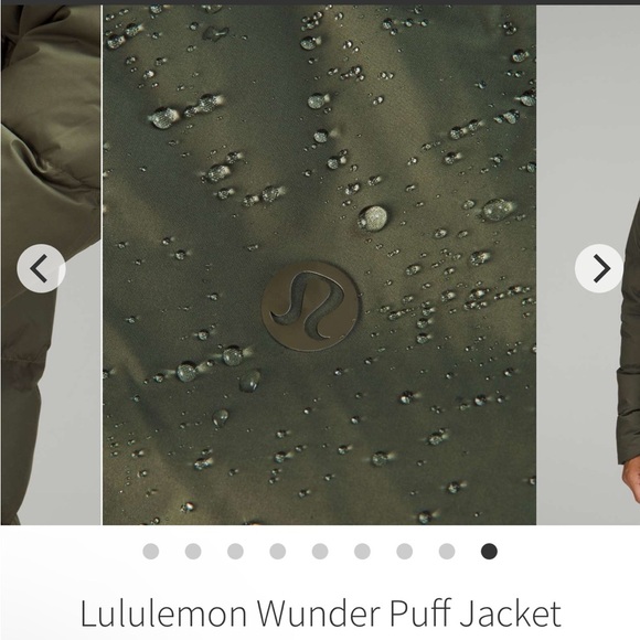MENS M LULULEMON OLIVE GREEN JACKET - Picture 13 of 13